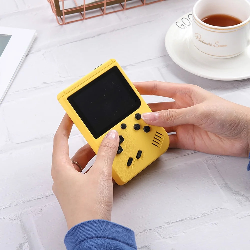 Consola de videojuegos clásica Retro para niños, miniconsola portátil de 8 bits con pantalla LCD de 3,0 pulgadas, 5 colores, 400 Juegos integrados