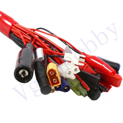 Adaptador de cargador múltiple de batería Lipo 19 en 1 RC, convertidor de Cable de repuesto para cargador de batería Lipo de coche Traxxas Tamiya RC