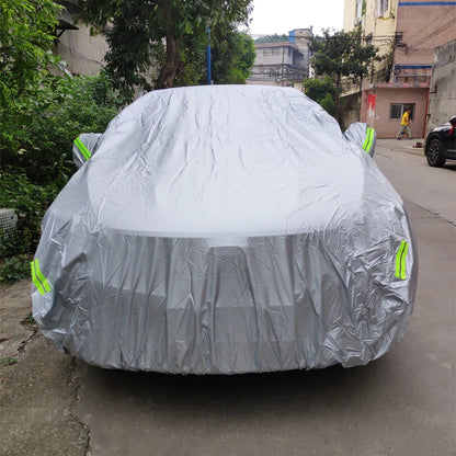 Cubierta de coche protección exterior cubierta de nieve Exterior completa sombrilla cubierta de protección a prueba de polvo Universal para Hatchback Sedan SUV