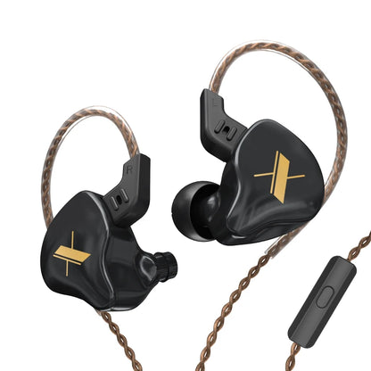 Auriculares KZ EDX 1 auriculares con graves HIFI dinámicos auriculares con Monitor deportivo con cancelación de ruido