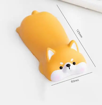 Nuevo soporte bonito para reposamuñecas para alfombrilla de ratón, reposabrazos para ordenador portátil, escritorio, ergonómico, Kawaii, juguetes blandos de elevación lenta