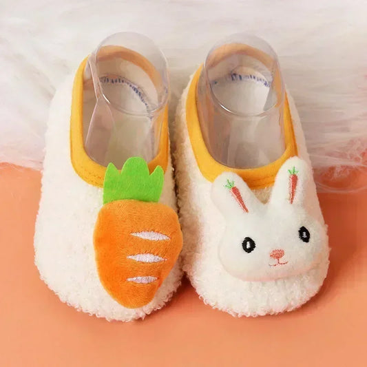 Zapatos de invierno para niños, zapatillas para bebés, zapatos cálidos de felpa para niños y niñas, zapatos antideslizantes suaves para guardería, zapatos escolares para niños