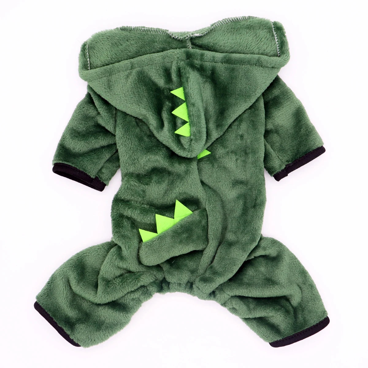 Ropa de Halloween para perros y gatos, disfraz divertido de dinosaurio para perros pequeños, abrigo cálido de invierno para gatos, sudaderas con capucha de lana