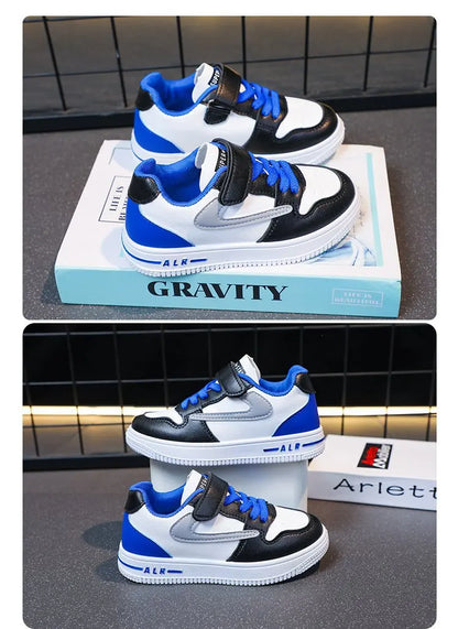 Zapatos deportivos con botón giratorio para niños, zapatos planos de malla transpirable con una sola red, novedad de verano, zapatos planos medianos y grandes para niños