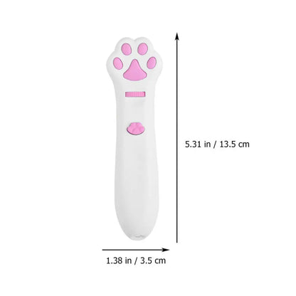 Palo de burla láser para gatos, 5 modos + puntero de luz LED de punto rojo, juguetes de proyección interactivos para interiores, accesorios para perros y gatitos