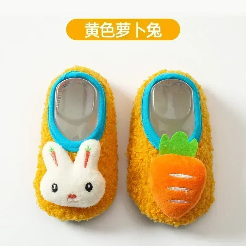 Zapatos de invierno para niños, zapatillas para bebés, zapatos cálidos de felpa para niños y niñas, zapatos antideslizantes suaves para guardería, zapatos escolares para niños