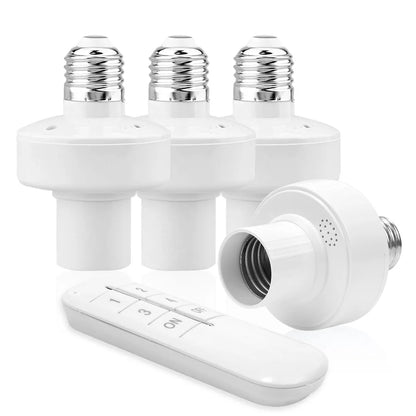 Control remoto inalámbrico E27 portalámparas portalámparas 20M de alcance para bombillas LED portalámparas Kit de interruptor de luz inalámbrico AC180-250V