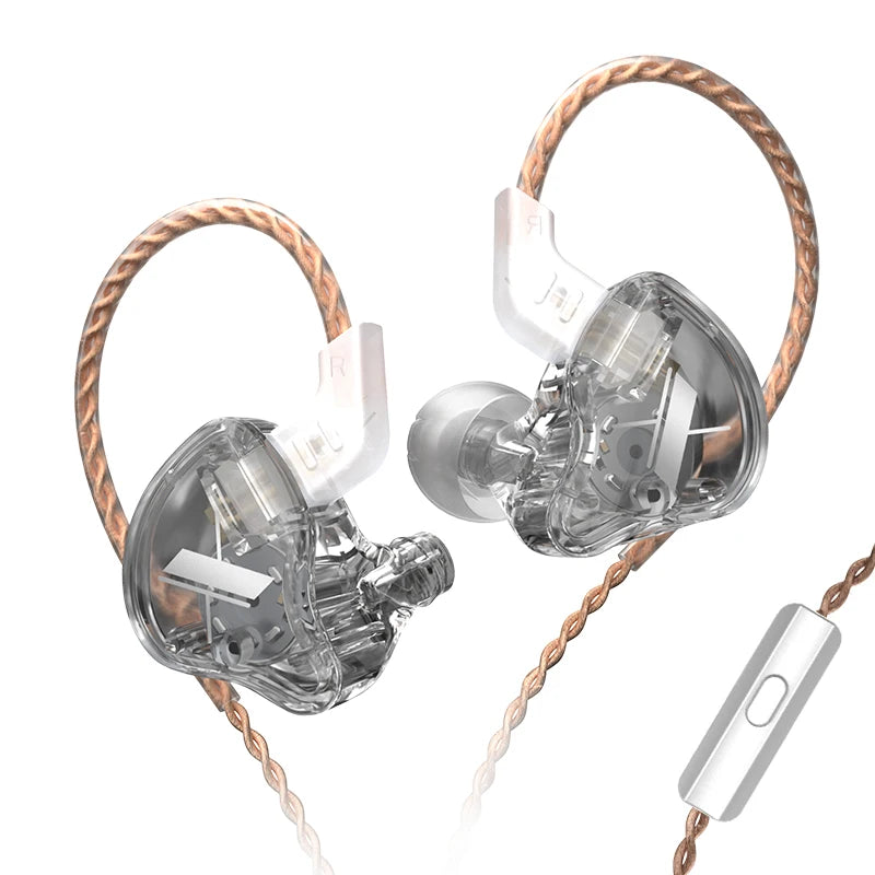 Auriculares KZ EDX 1 auriculares con graves HIFI dinámicos auriculares con Monitor deportivo con cancelación de ruido