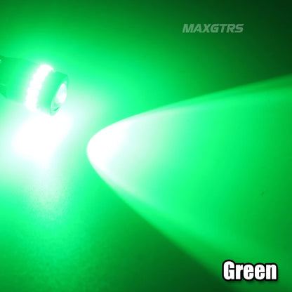 2 uds T10 W5W bombillas LED rojo Canbus 194 168 LED liquidación luz amarilla Interior del coche lectura puerta maletero lámpara de placa de matrícula 6500K