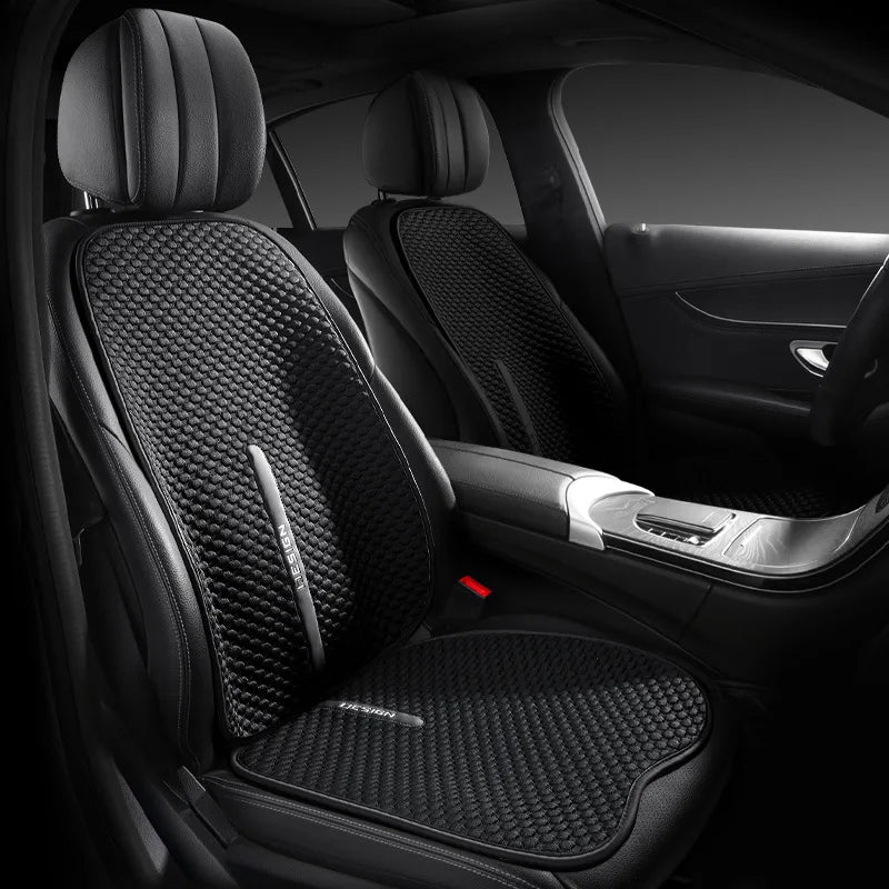 Funda Universal para asiento de coche, fundas de asiento transpirables de seda helada para las cuatro estaciones, funda protectora para asientos frescos, accesorios para coches