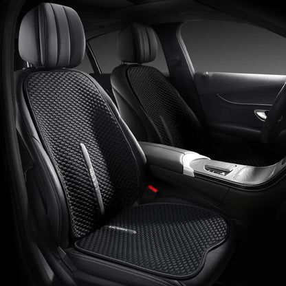 Funda Universal para asiento de coche, fundas de asiento transpirables de seda helada para las cuatro estaciones, funda protectora para asientos frescos, accesorios para coches
