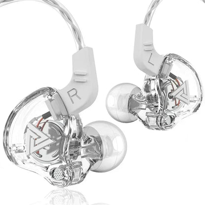 Nuevos auriculares deportivos con micrófono, auriculares con cable de 3,5mm QKZ AK6, auriculares internos para iPhone, auriculares estéreo con micrófono en la oreja para carreras