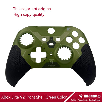 Kit de carcasa de repuesto para controlador Xbox Elite Series 2, funda frontal trasera LB RB, empuñaduras de botón de parachoques, bolsa de transporte