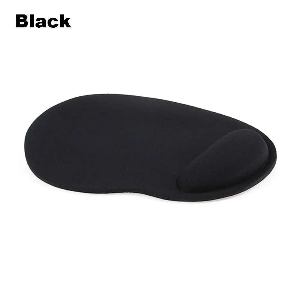 Alfombrilla de ratón ergonómica para reposamuñecas, soporte cómodo para la muñeca, antideslizante, suave, para PC, ordenador portátil