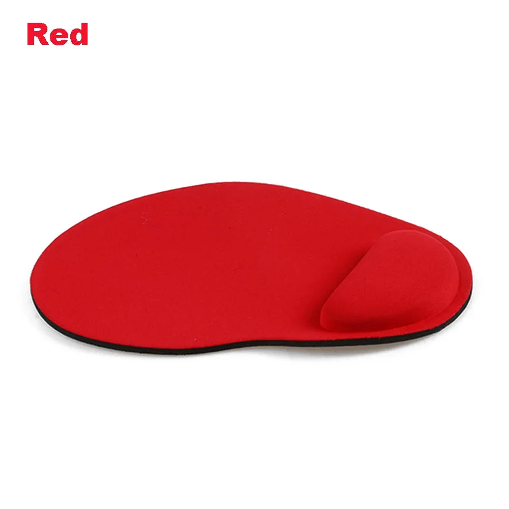 Alfombrilla de ratón ergonómica para reposamuñecas, soporte cómodo para la muñeca, antideslizante, suave, para PC, ordenador portátil