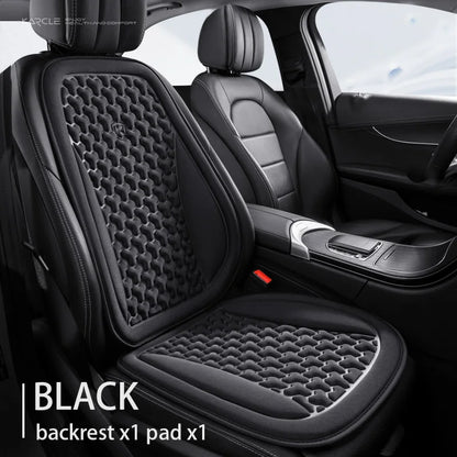 Funda Universal 3D para asiento de coche, alfombrilla protectora, cojín suave, diseño convexo Y, conjunto completo para la mayoría de los coches, accesorios interiores, almohadilla para asiento