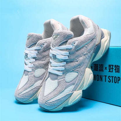 Zapatos Unisex acogedores, suaves y transpirables para caminar para mujer, zapatos deportivos clásicos de moda Retro informales para hombre, zapatillas versátiles de estilo de pareja