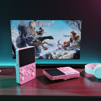 Consola de videojuegos portátil R36S, sistema Linux, pantalla IPS de 3,5 pulgadas, Mini reproductor de vídeo portátil, 64GB, 15000 juegos