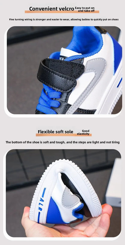 Zapatos deportivos con botón giratorio para niños, zapatos planos de malla transpirable con una sola red, novedad de verano, zapatos planos medianos y grandes para niños