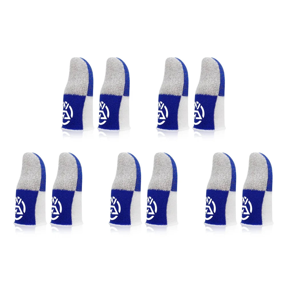 1-20 pares de guantes para el pulgar transpirables con funda para el dedo para móvil, a prueba de sudor, antideslizantes, controlador de pantalla táctil, cubierta para el dedo para juego PUBG