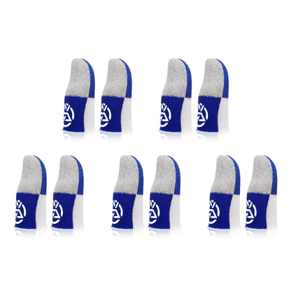 1-20 pares de guantes para el pulgar transpirables con funda para el dedo para móvil, a prueba de sudor, antideslizantes, controlador de pantalla táctil, cubierta para el dedo para juego PUBG