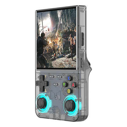 Nueva consola de juegos portátil ultra retro R36, sistema Linux de código abierto de 4,0 pulgadas, reproductor de vídeo portátil de 128GB, consola de juegos portátil