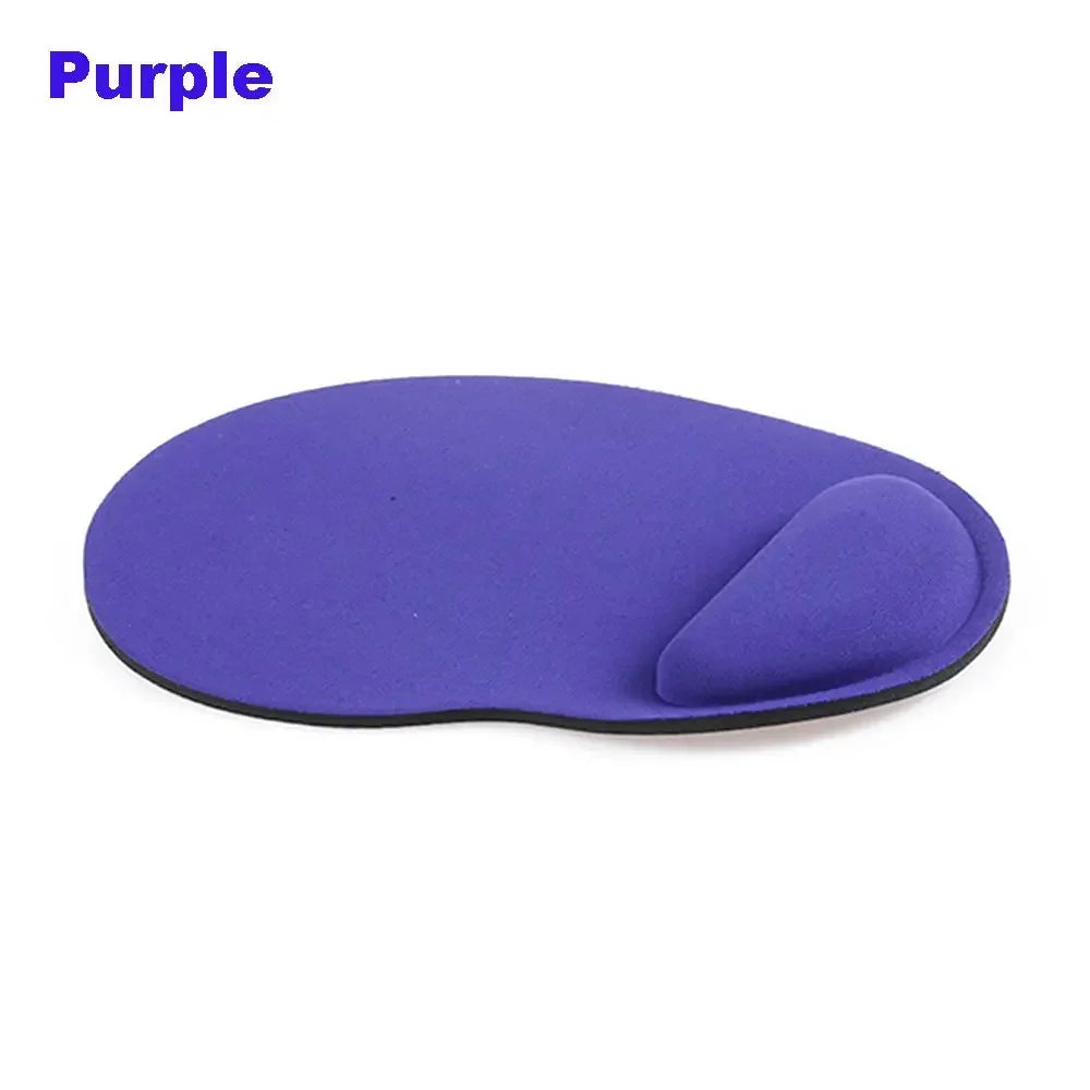 Alfombrilla de ratón ergonómica para reposamuñecas, soporte cómodo para la muñeca, antideslizante, suave, para PC, ordenador portátil