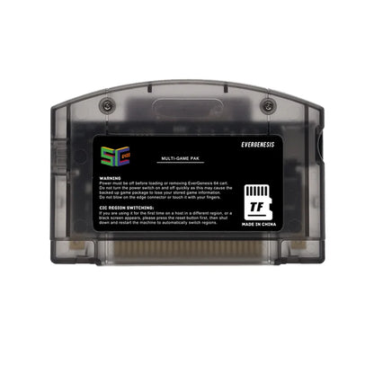 EVERGENESIS SC64 cartucho de juego N64 de código abierto 800 en 1 para tarjeta de juego Nintendo 64 compatible con tarjeta de 16GB gratuita 64DD