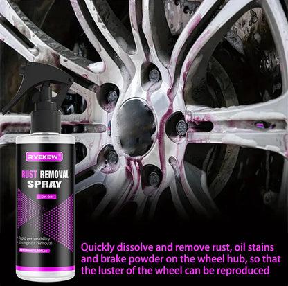 Limpiador de llantas para ruedas de coche, eliminador de óxido multiusos, protección de pintura de freno, polvo de Metal, removedor de polvo de hierro, cuidado del coche, Spray cromado