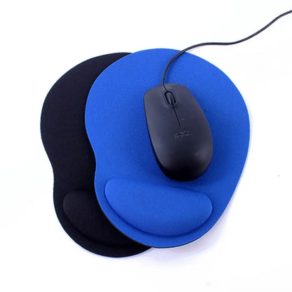 Alfombrilla de ratón ergonómica para reposamuñecas, soporte cómodo para la muñeca, antideslizante, suave, para PC, ordenador portátil