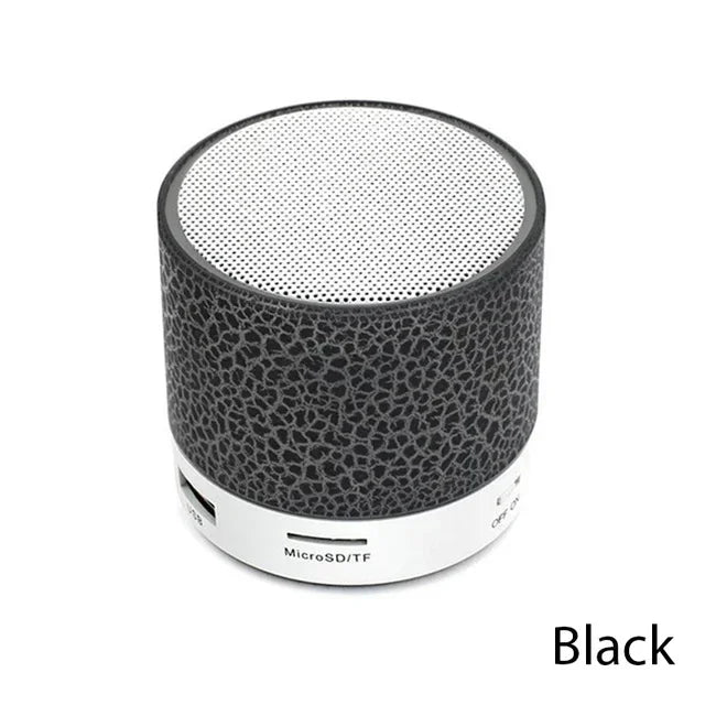 Minialtavoz Bluetooth para teléfono inteligente, dispositivo inalámbrico con Subwoofer, LED, tarjeta TF, USB, MP3, sonido portátil