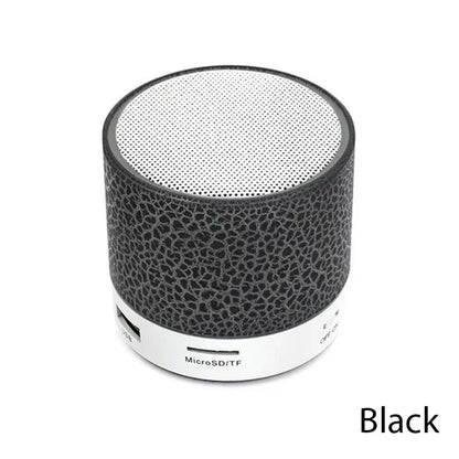 Minialtavoz Bluetooth para teléfono inteligente, dispositivo inalámbrico con Subwoofer, LED, tarjeta TF, USB, MP3, sonido portátil