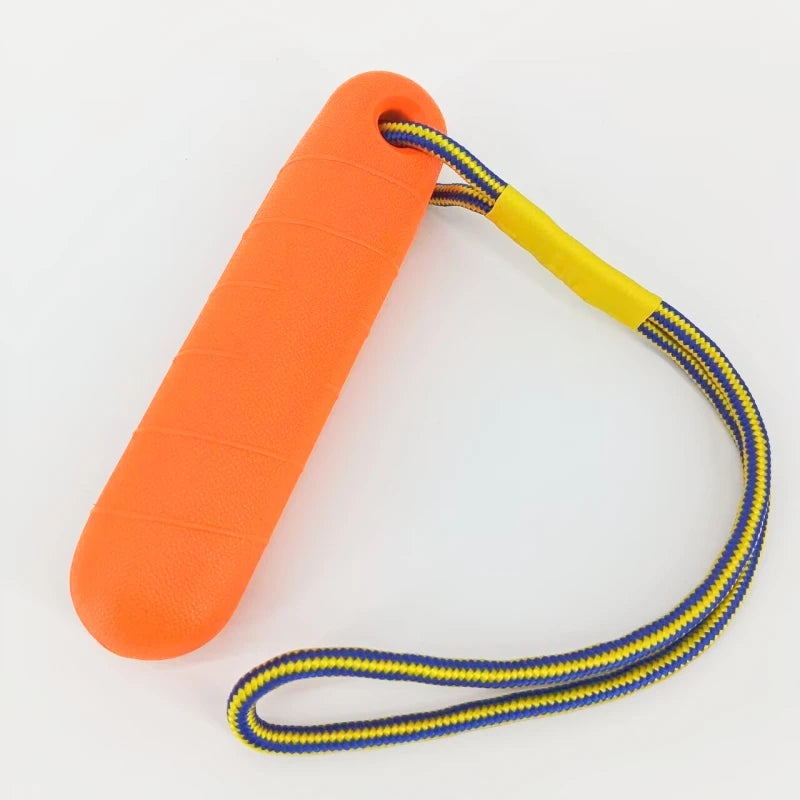Suministros para mascotas Eva, adiestramiento al aire libre para perros con cuerda, palo resistente a mordeduras, juguete flotante para perros, palo de jamón, palo de entrenamiento para mascotas