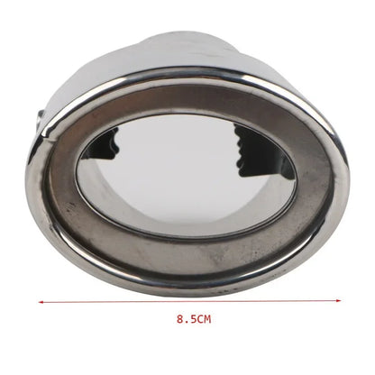 Accesorios para coche, manguito de tubo de escape para automóvil, silenciador de garganta trasera, silenciador dorado, tubo de escape modificado de acero inoxidable