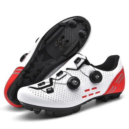 Nuevas zapatillas de ciclismo para hombre, zapatillas de ciclismo de carretera unisex, zapatillas antideslizantes para bicicleta de montaña, carreras, al aire libre, zapatillas de bicicleta de montaña para mujer