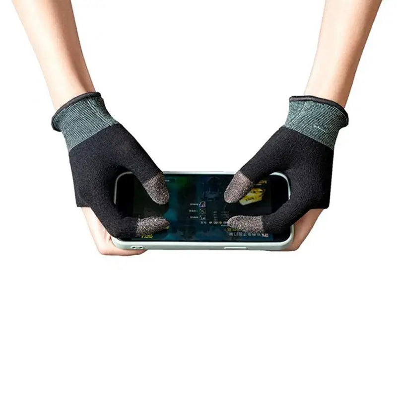 1/3/5 juegos de guantes con funda para el pulgar, accesorios sensibles a prueba de sudor para jugadores, guantes para yemas de los dedos con pantalla táctil, cubierta transpirable