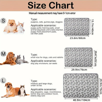 Manta suave y esponjosa de alta calidad para mascotas, bonito patrón de dibujos animados, estera para mascotas, manta cálida y cómoda para perros y gatos