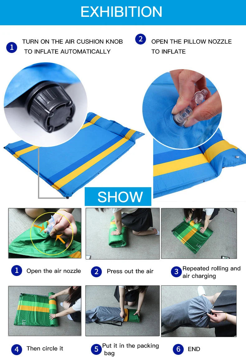 Colchón de aire inflable automático multifunción, colchón de aire especial SUV, cama de coche, colchón para dormir para adultos, cama de viaje para coche ou