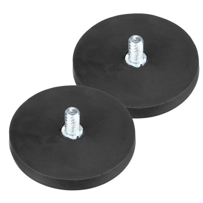 2 uds 43mm M6 perno Base magnética soporte de montaje abrazadera LED barra de luz de trabajo soporte SUV todoterreno