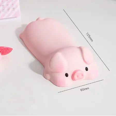 Nuevo soporte bonito para reposamuñecas para alfombrilla de ratón, reposabrazos para ordenador portátil, escritorio, ergonómico, Kawaii, juguetes blandos de elevación lenta