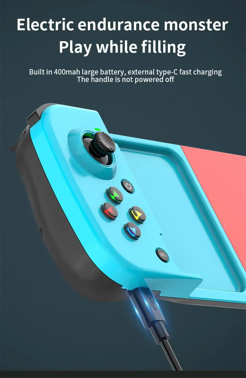 Mando inalámbrico D3 BT5.0, controlador de juego extensible para teléfono móvil, Android IOS, Joystick Eat Chicken Gamepad para PS4 SwitchPC