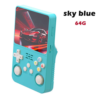 R36s nueva consola de juegos portátil Linux de código abierto pantalla IPS de 3,5 pulgadas reproductor de vídeo portátil de 128GB regalo de Navidad