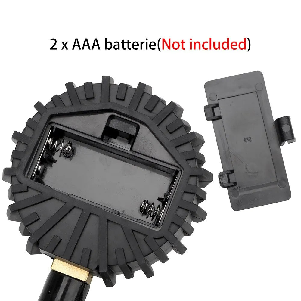 Pantalla LCD Digital para coche, bicicleta, Motor, retroiluminación LED, probador de vehículo, medidor de inflado de presión de aire de neumáticos de la UE