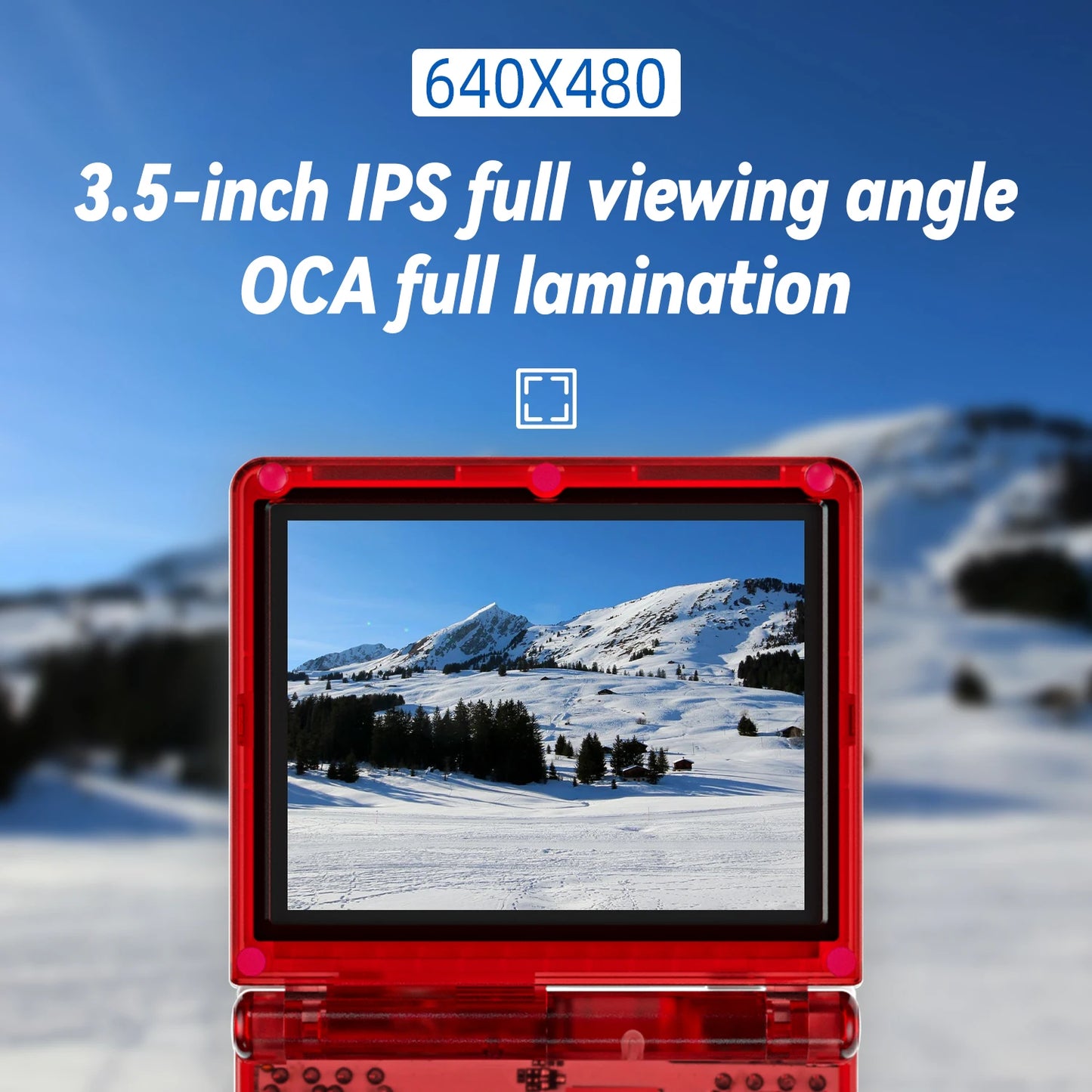 ANBERNIC nueva consola de juegos portátil RG35XXSP con tapa consola de videojuegos IPS de 3,5 pulgadas sistema Linux de 64 bits 64G reproducción en línea