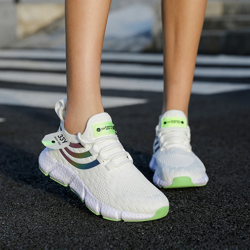 Zapatos deportivos informales para hombre, zapatillas ligeras transpirables, zapatillas de correr negras de malla para exteriores, zapatillas deportivas para correr Tenis para caminar