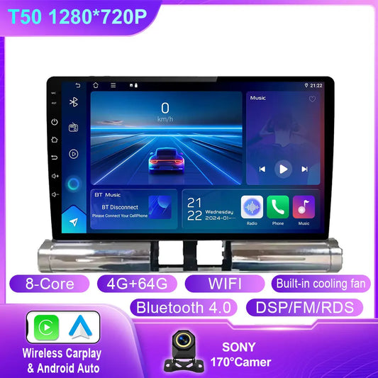 Radio de coche para Citroen C3 2018 - 2023 Android Multimedia navegación GPS Carplay Android Auto unidad principal estéreo Autoradio No 2 Din