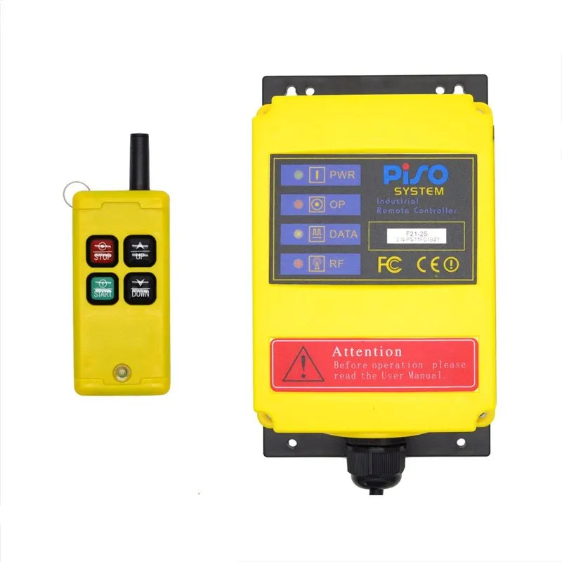 Polipasto eléctrico de bloque eléctrico, control remoto inalámbrico para elevador/grúa/motor de bobinado, 24V, 36V, 220V, 380V, transmisor (IP64), 1 unidad