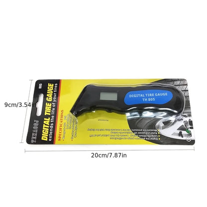 Medidor de presión de aire de neumáticos de coche Digital Universal TH805, probador de pantalla LCD para coche, camión, Motor y bicicleta
