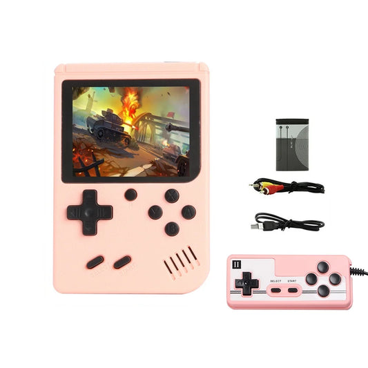 Consola de videojuegos clásica Retro para niños, miniconsola portátil de 8 bits con pantalla LCD de 3,0 pulgadas, 5 colores, 400 Juegos integrados