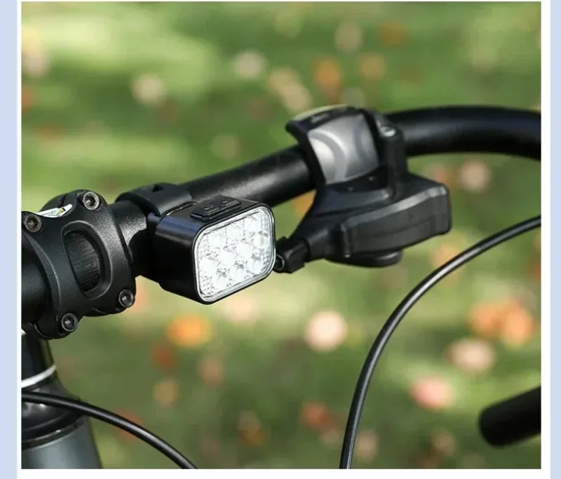 BUCKLOS luz trasera de bicicleta luz delantera 1100mAh LED COB lámpara de bicicleta impermeable USB recargable Mtb luces traseras de bicicleta de carretera piezas de bicicleta
